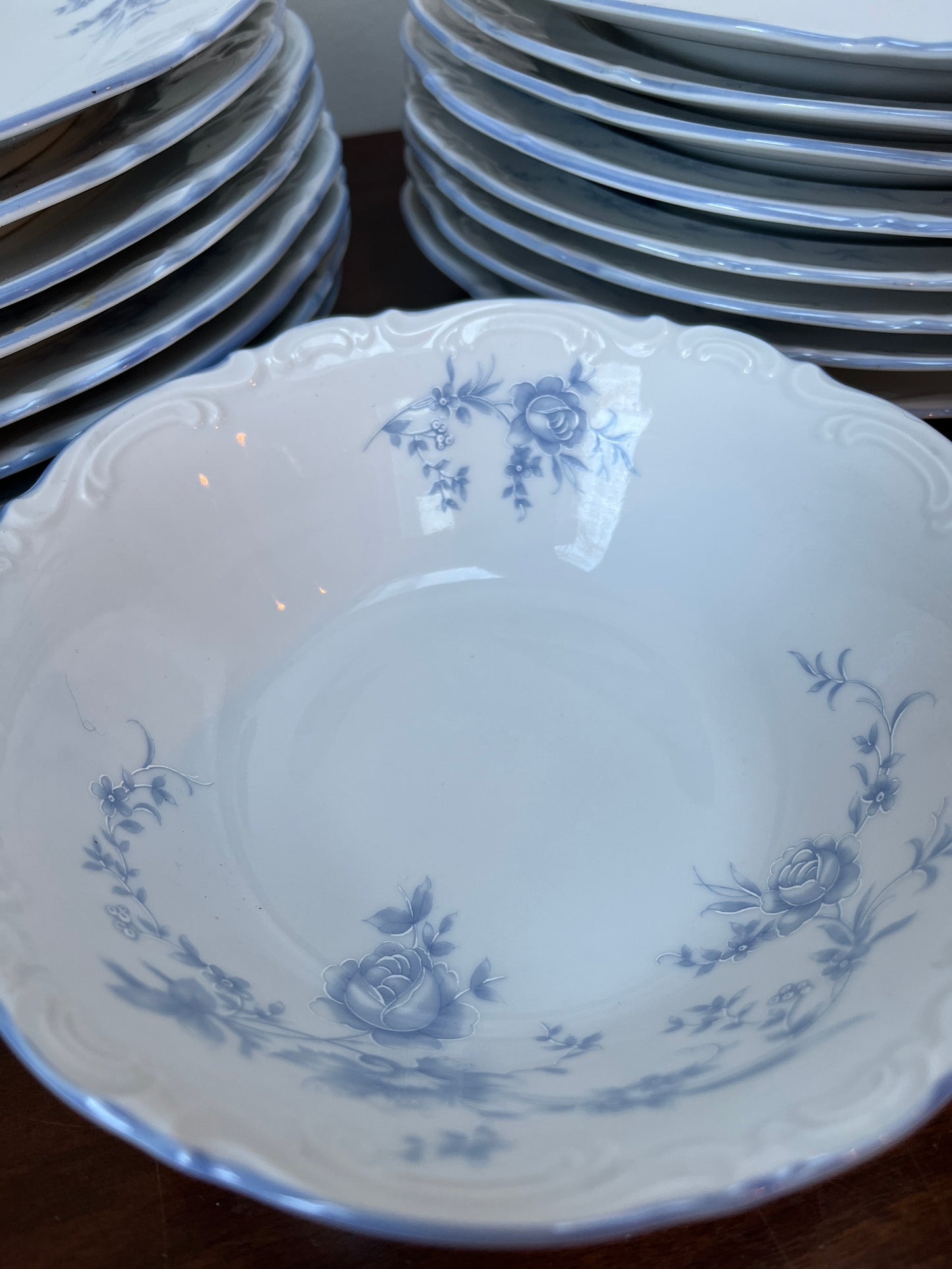 Dinnerware set Bavaria blue relief