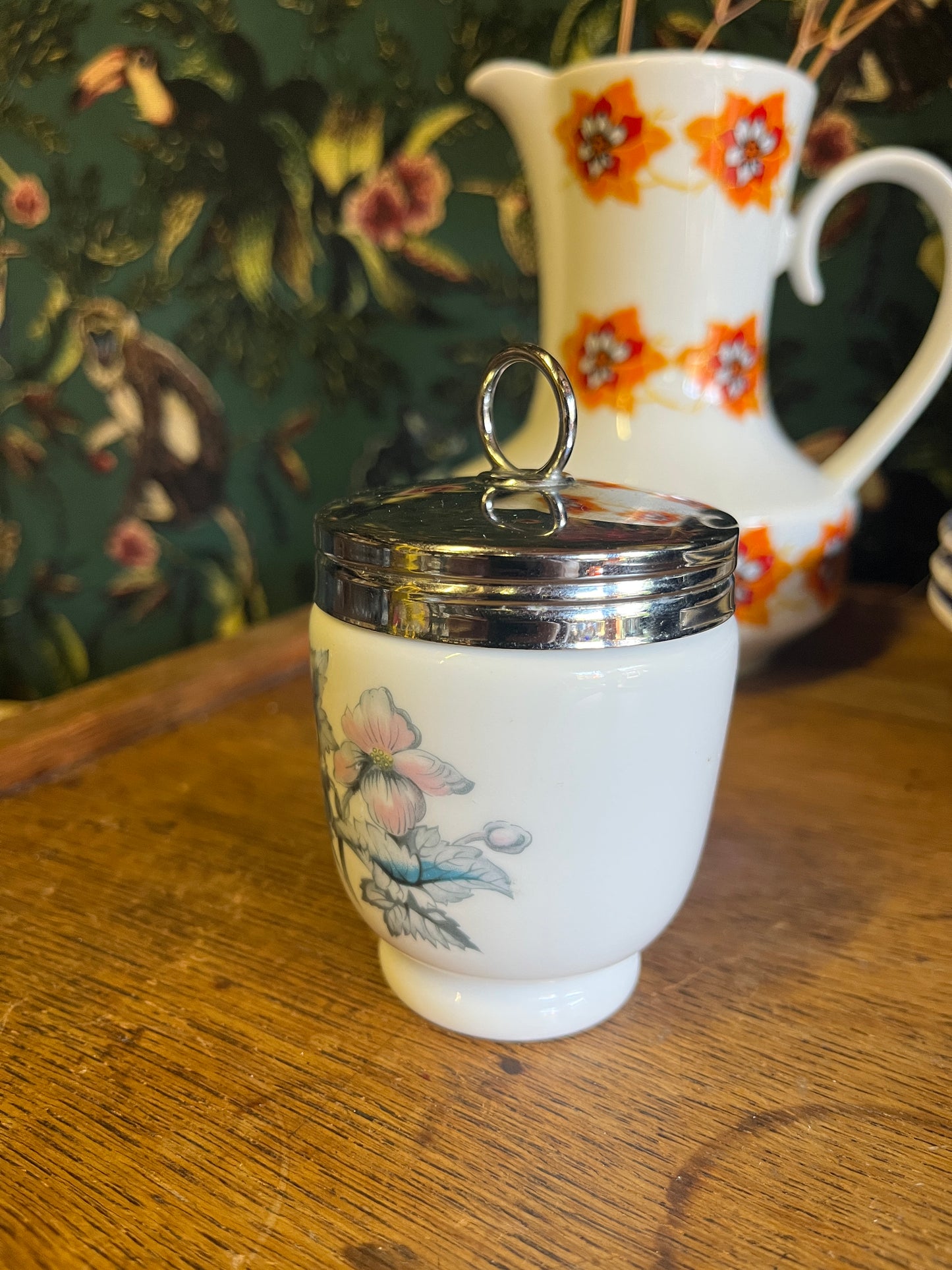 Vintage egg coddler groot