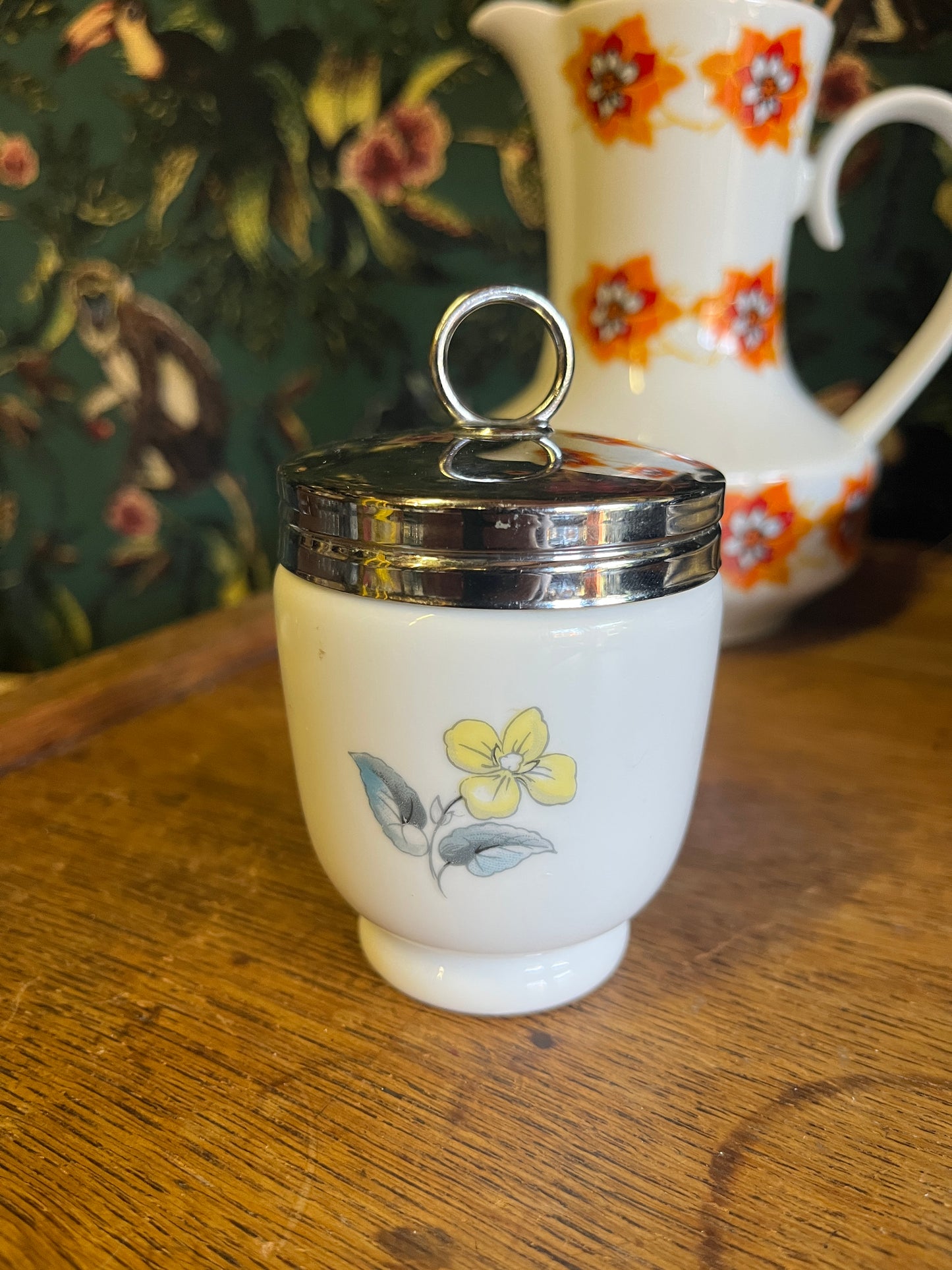 Vintage egg coddler groot