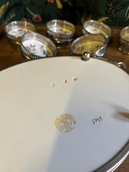 Maßstabsgetreue Vintage-Keramikuntersetzer