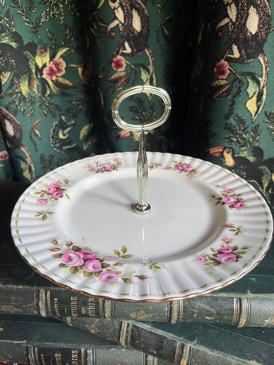 Royal Albert Flower of the month etagère June