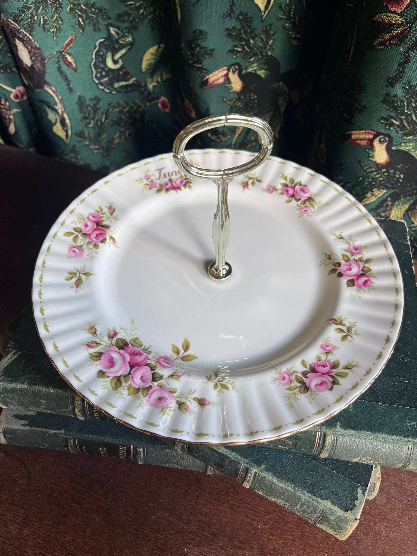 Royal Albert Flower of the month etagère June