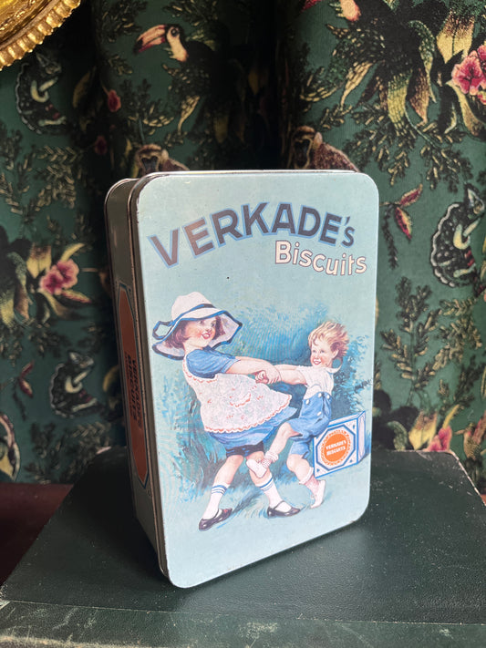 Verkade Biscuits blik blauw