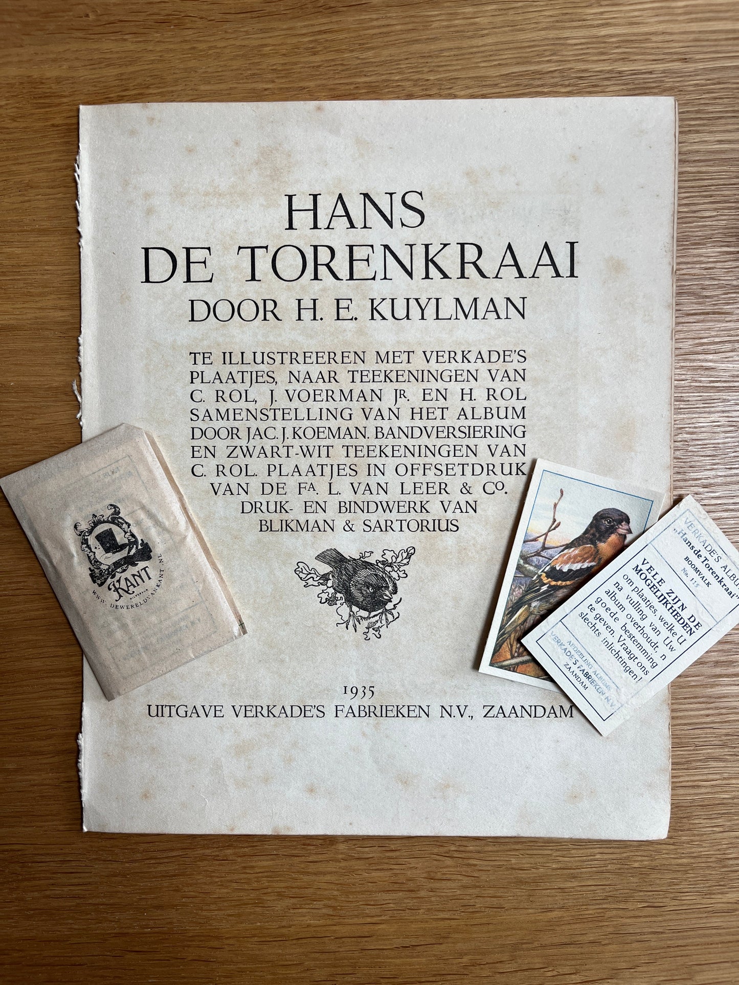 6 Verkade plaatjes Hans de Torenkraai 1935 (79-84)