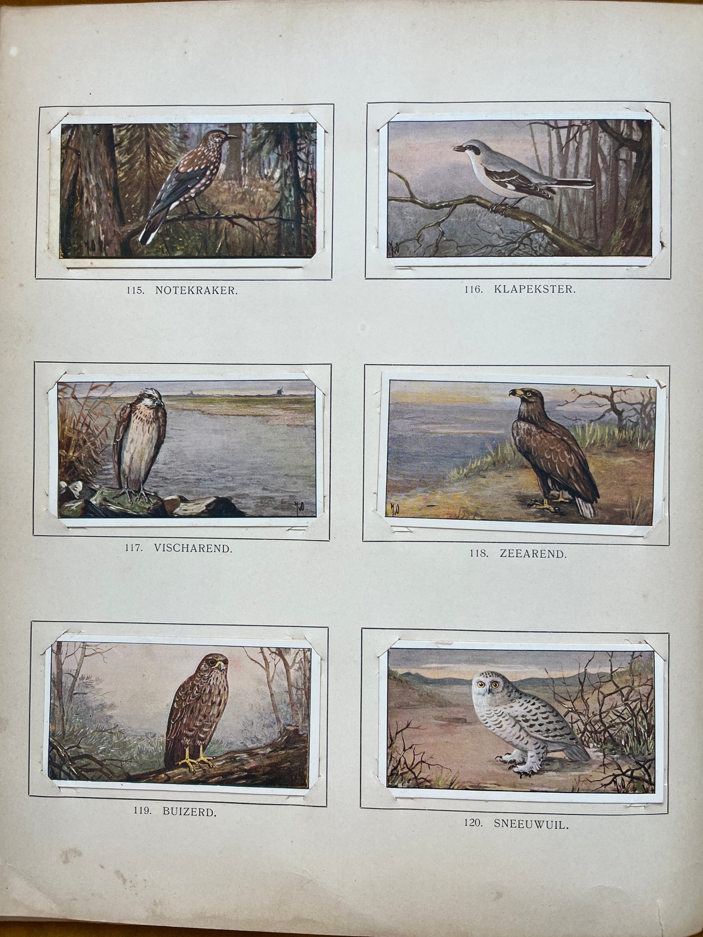 Losse Verkade plaatjes Winter (1909) 115-120