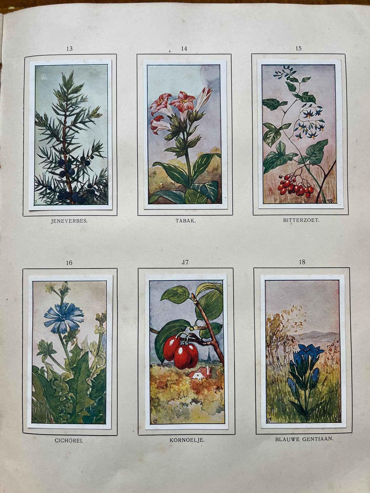 Loose Verkade pictures Autumn (1908) 13-18