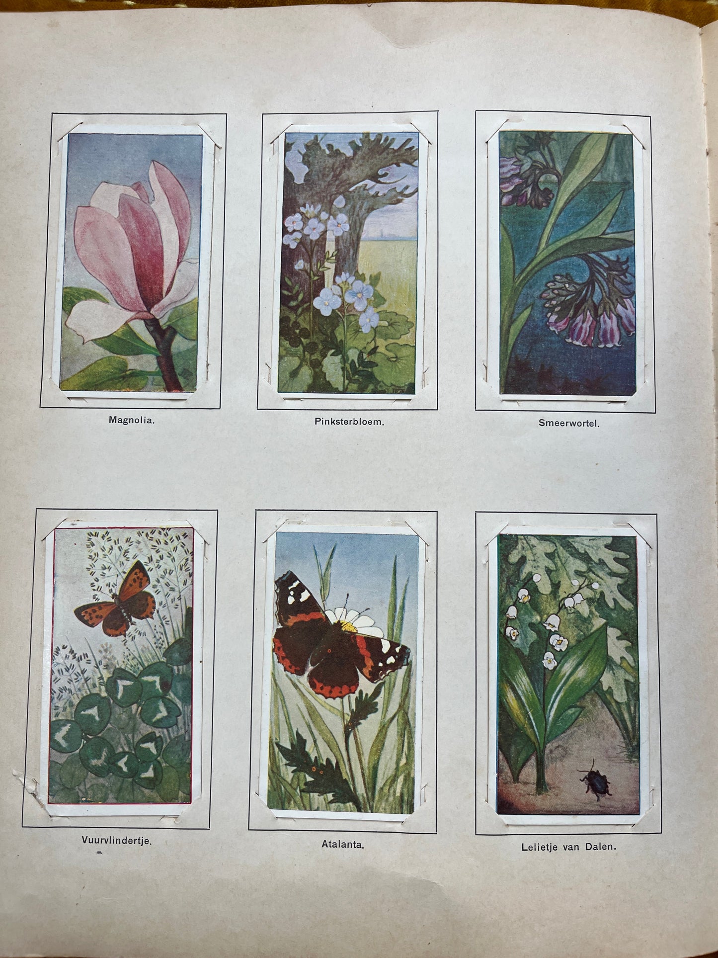 Losse Verkade plaatjes Lente (1906) 79-84