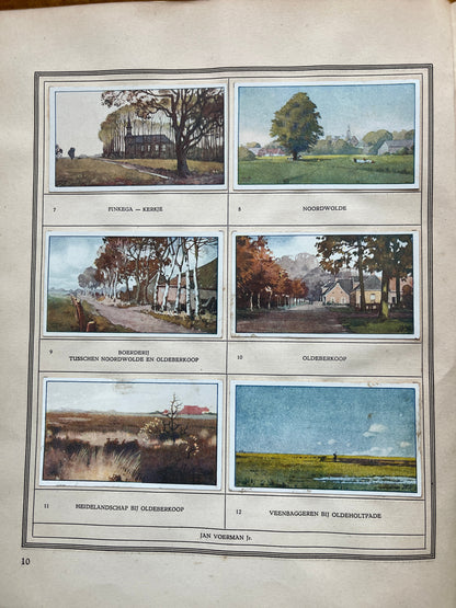 Losse Verkade plaatjes Friesland (1918) 7-12