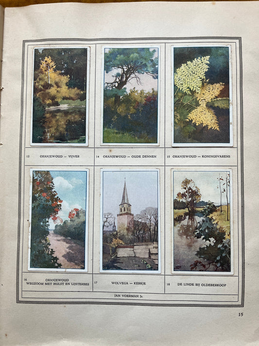 Losse Verkade plaatjes Friesland (1918) 13-18