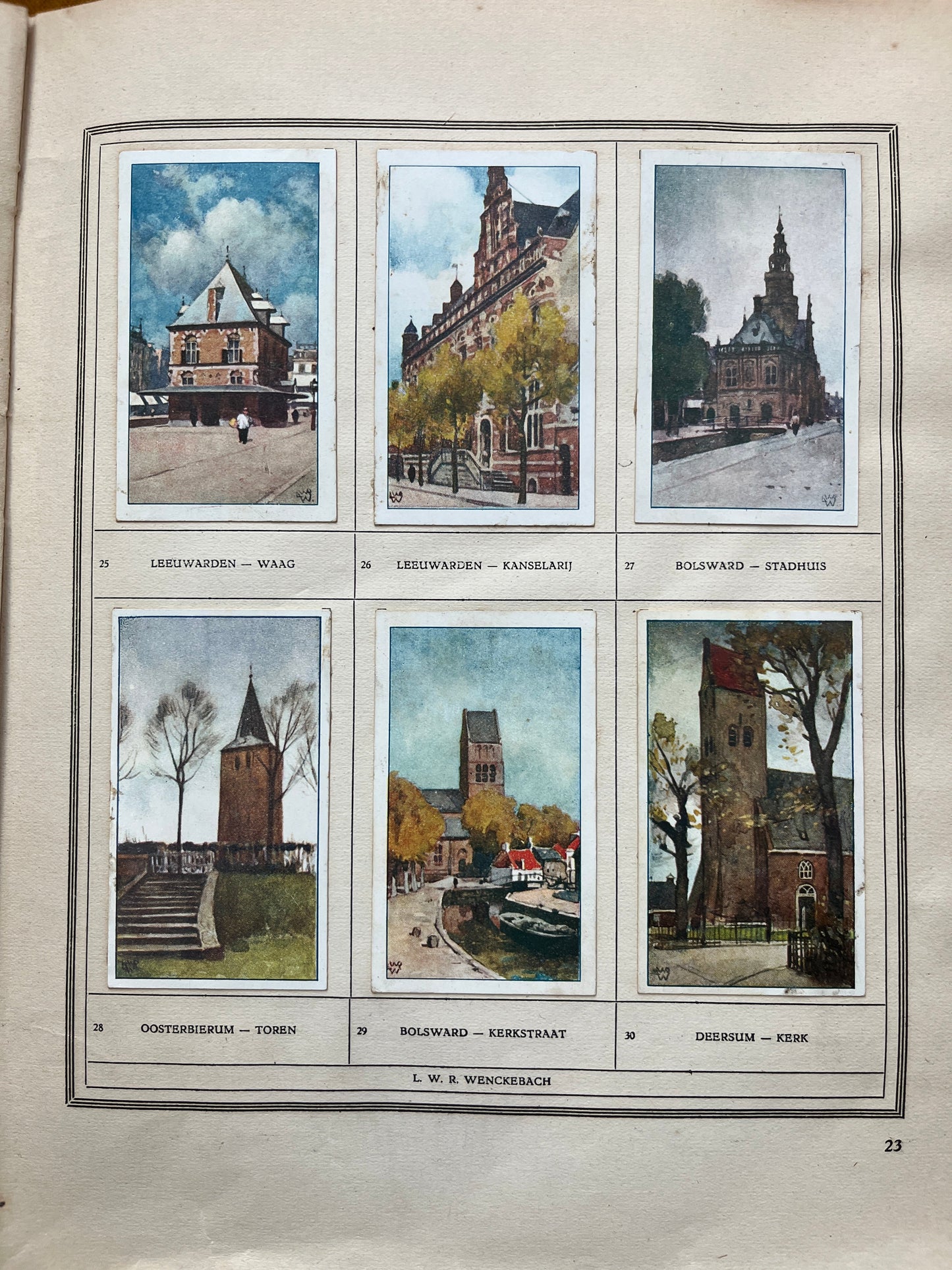 Loose Verkade pictures Friesland (1918) 25-29
