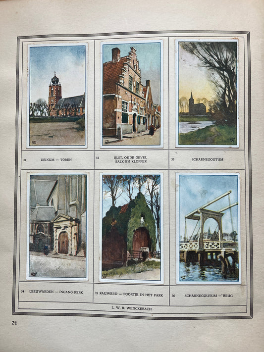 Losse Verkade plaatjes Friesland (1918) 31-36