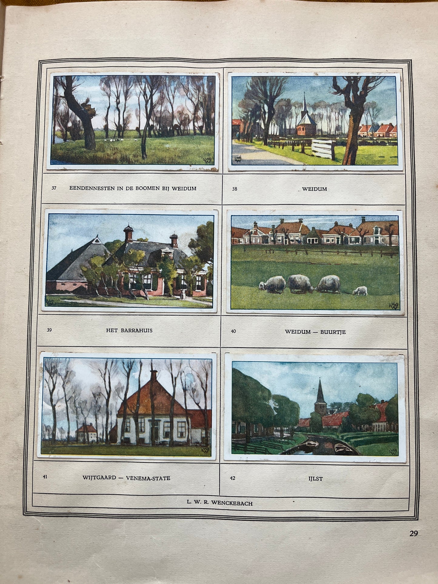 Losse Verkade plaatjes Friesland (1918) 37-42