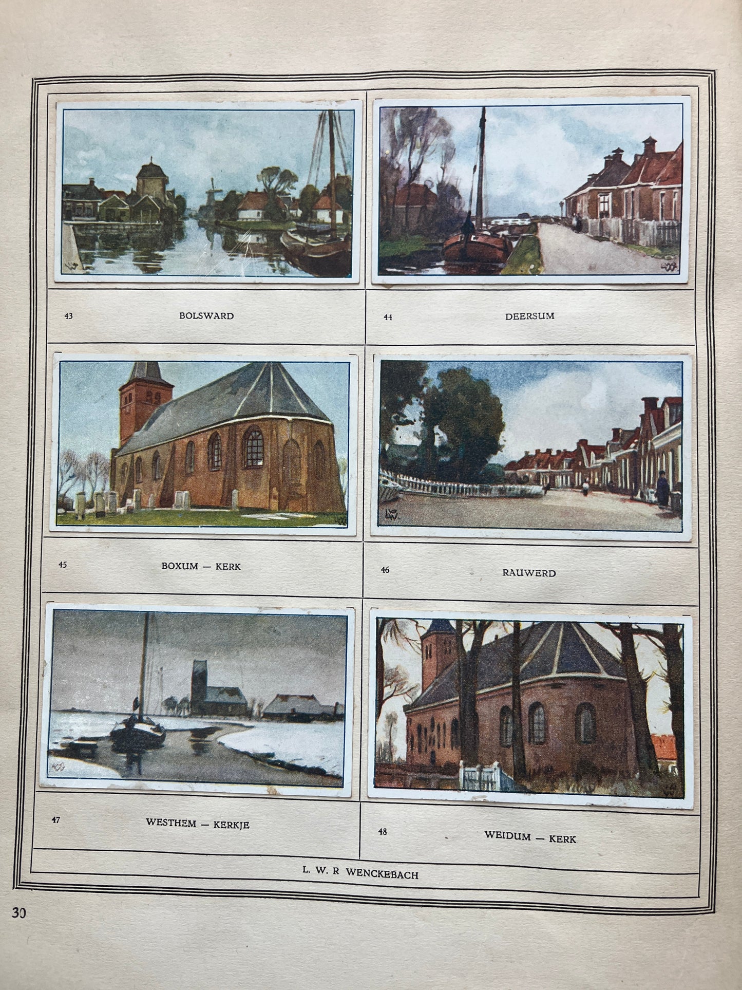 Losse Verkade plaatjes Friesland (1918) 43-48