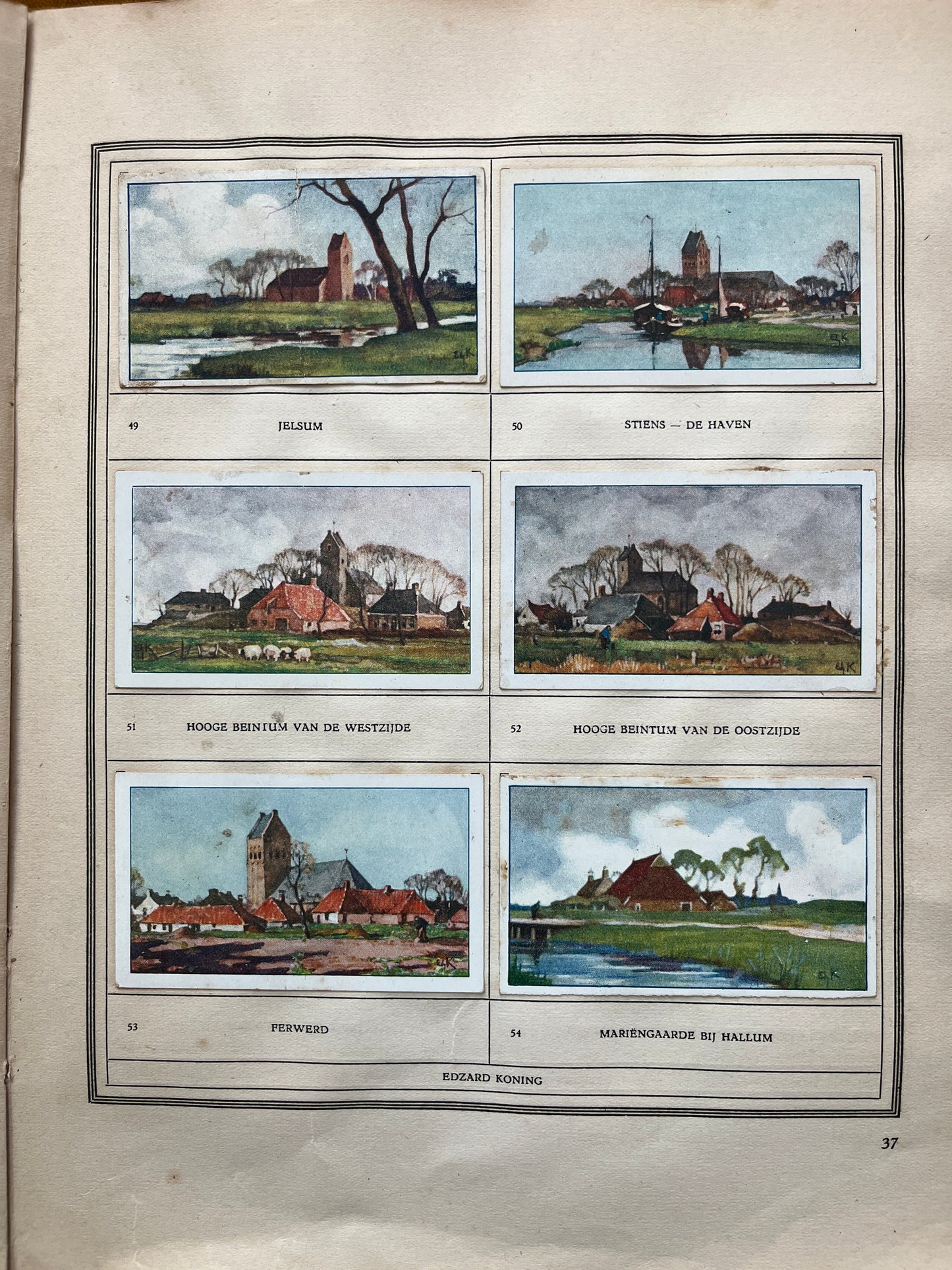 Loose Verkade pictures Friesland (1918) 49-54
