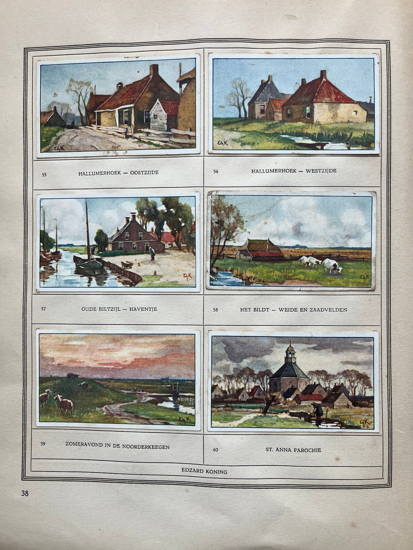 Losse Verkade plaatjes Friesland (1918) 55-60