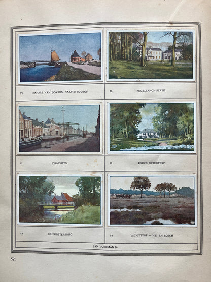 Losse Verkade plaatjes Friesland (1918) 79-84