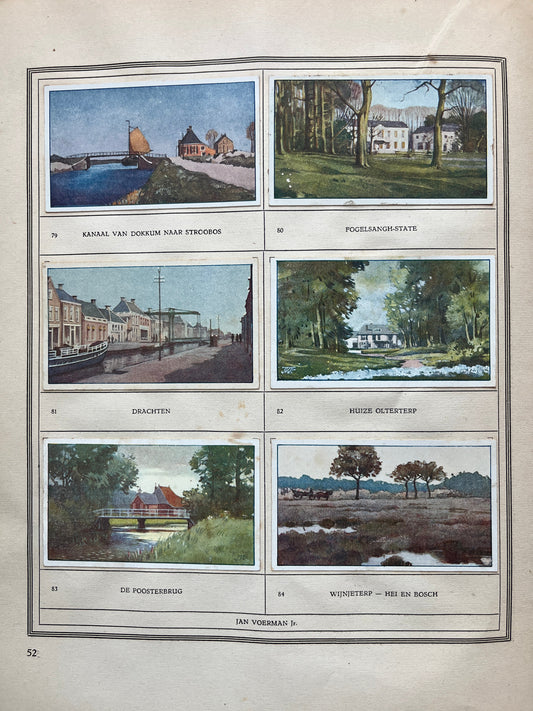 Losse Verkade plaatjes Friesland (1918) 79-84