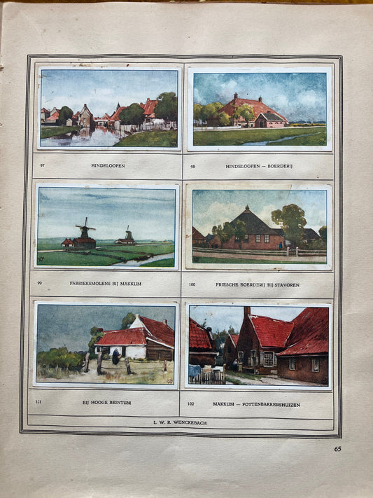 Losse Verkade plaatjes Friesland (1918) 97-102