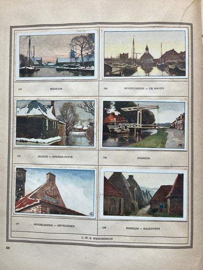 Loose Verkade pictures Friesland (1918) 103-108