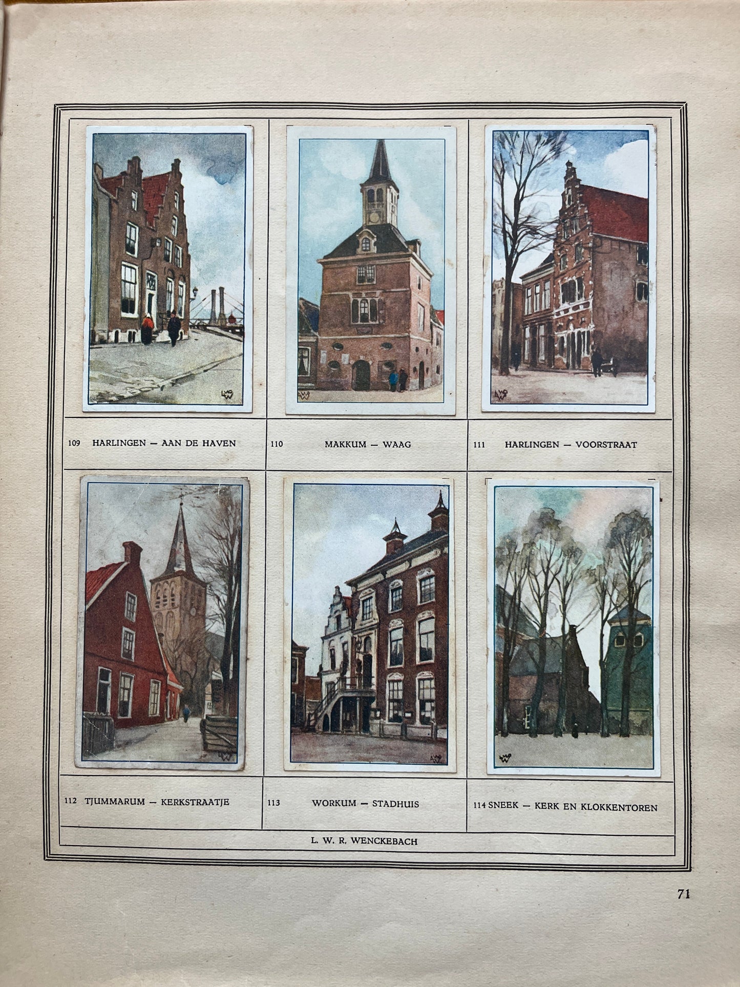 Losse Verkade plaatjes Friesland (1918) 109-114