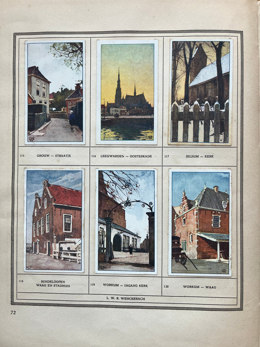 Losse Verkade plaatjes Friesland (1918) 115-120