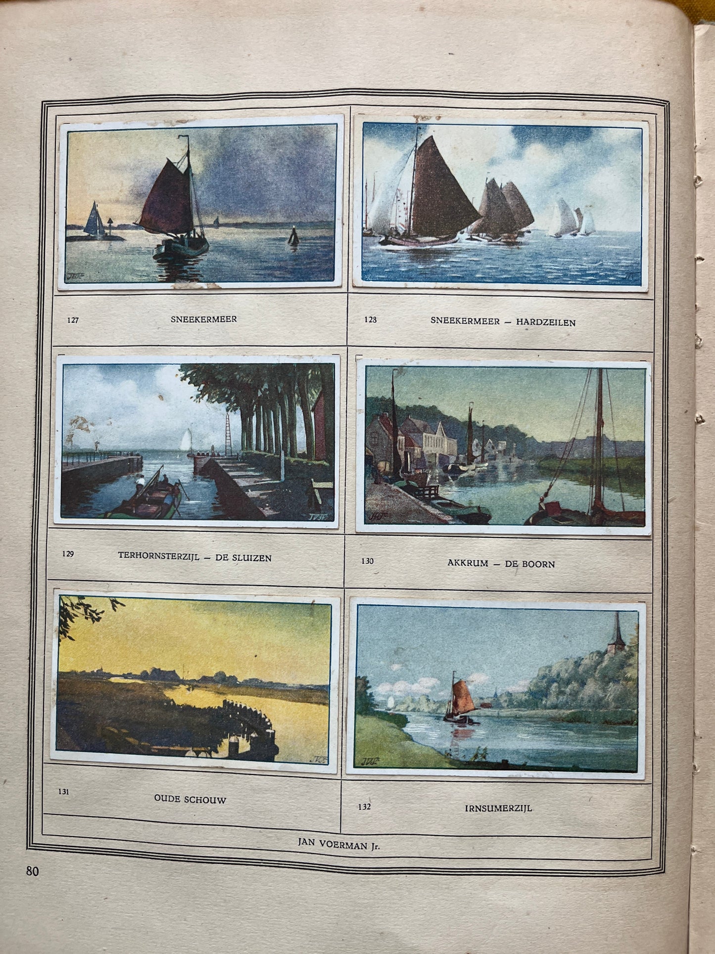 Losse Verkade plaatjes Friesland (1918) 127-132