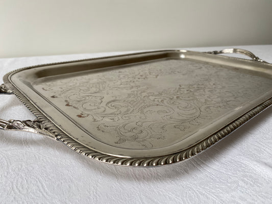 Silver plated tray